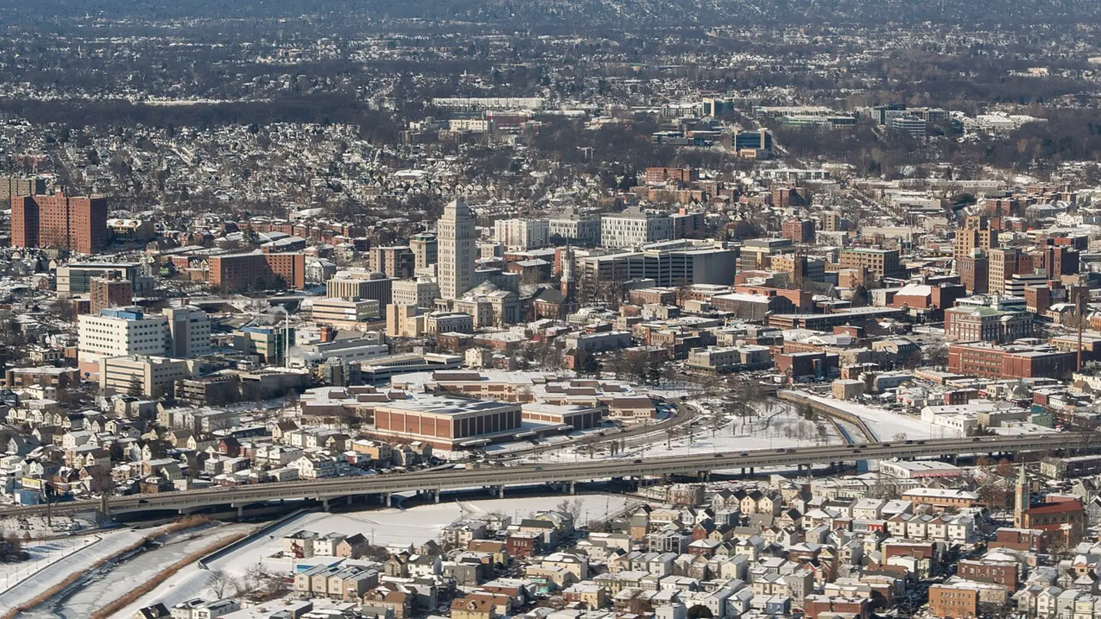 Skyline of Elizabeth, New Jersey