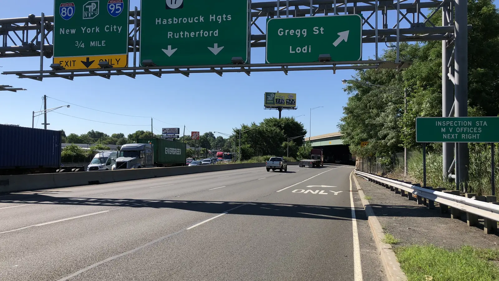 Route 17 near Gregg Street in Lodi, New Jersey