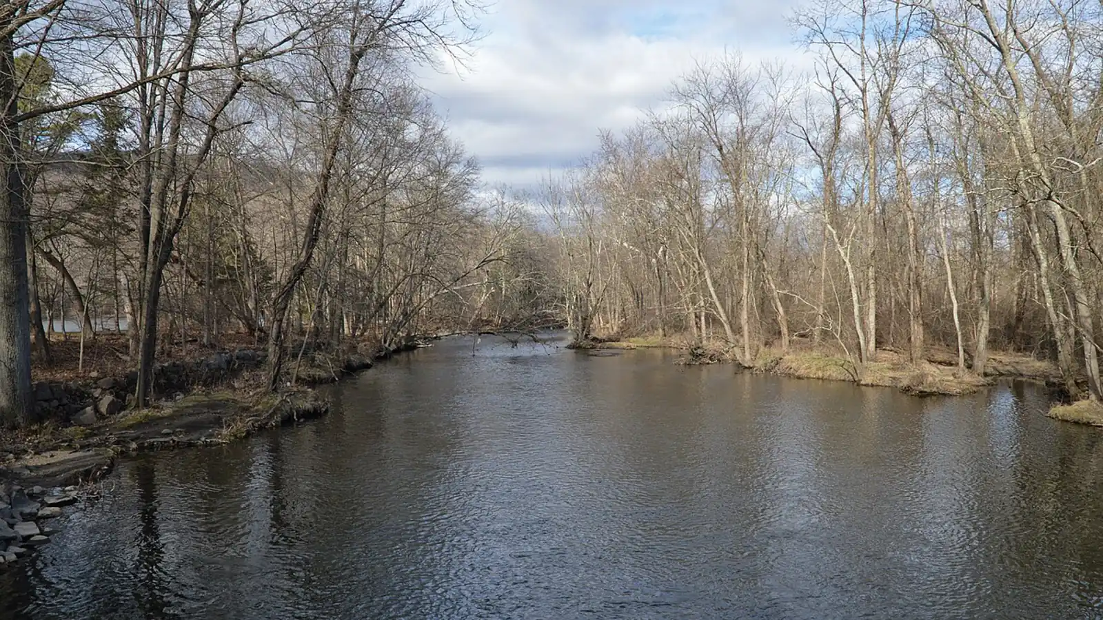 Ramapo River in Mahwah, New Jersey