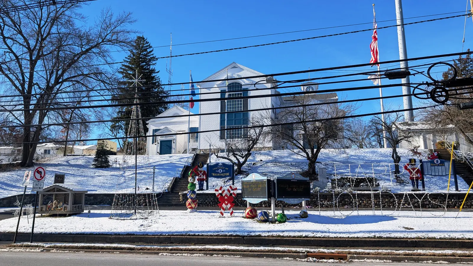 Washington Township municipal building in Bergen County, New Jersey